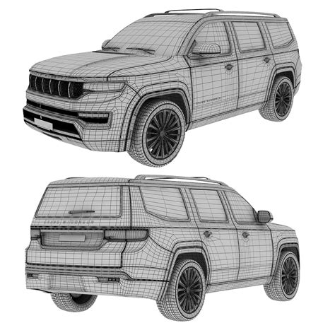 Jeep Grand Wagoneer 3d Model Cgtrader