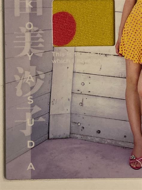 Misako Yasuda Trading Card Japan Gravure Costume Card Pin Spot Bikini