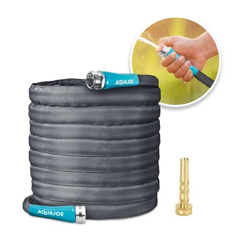 Aqua Joe Ajfjh75 Xt1 Fiberjacket Garden Hose 75 Foot 1 2 In 4 In