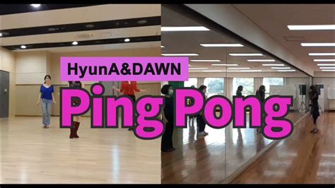 Hyunaanddawn Ping Pong 현아and던 핑퐁 Line Dance By Heru Tian Ina 영등포문화원