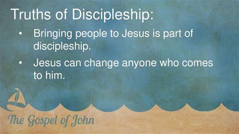 John’s Disciples Follow Jesus Ppt Download