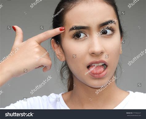 Teenager Girl Making Funny Faces Stock Photo 777392221 Shutterstock