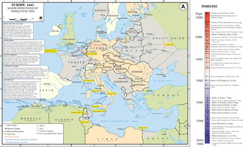 Map Of Europe Ww2