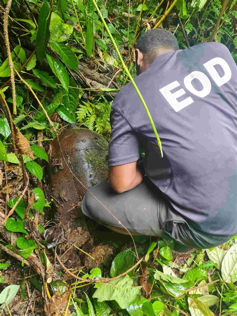 Large Aerial Bomb & 8 Others Safely Dispose Of In Choiseul — Solomon ...