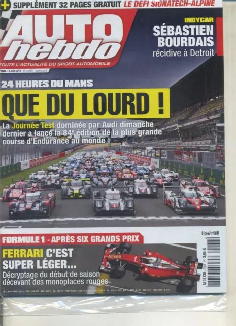 Auto Hebdo N Pr Sentation H Du Mans Indycar Detroit