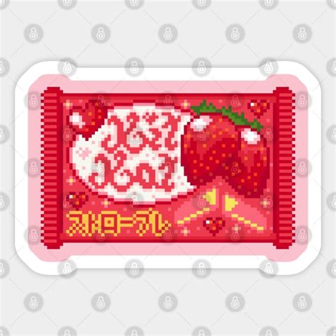 Kit Kat Pixel Art Kit Kat Sticker Teepublic