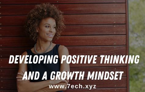 Developing Positive Thinking And A Growth Mindset Media