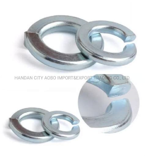 A A Stainless Steel Spring Split Lock Washer Din China