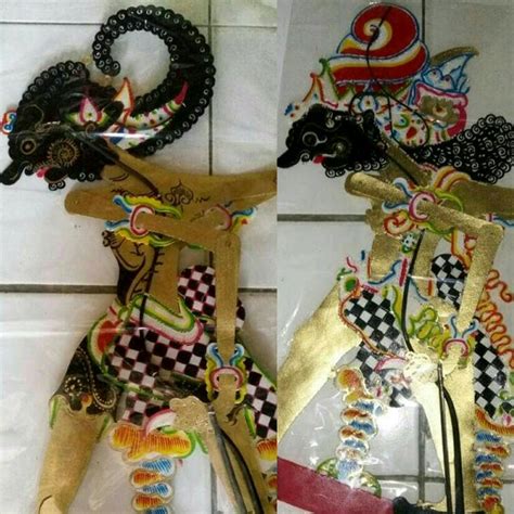 Jual Wayang Kulit Bima Dan Batara Bayu Di Lapak Manunggal Jaya Art