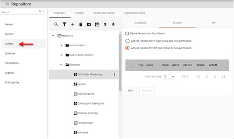 Functions Of The Dashboard Administrative Console Inetsoft