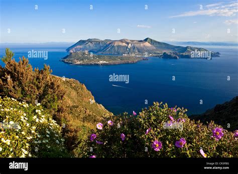 Italien Sizilien Äolischen Inseln Unesco Welterbe Vulcano Insel Und