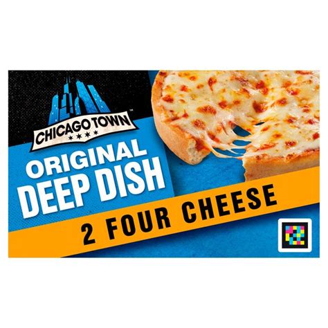 Chicago Town 2 Deep Dish 2 Four Cheese Mini Pizzas Ocado