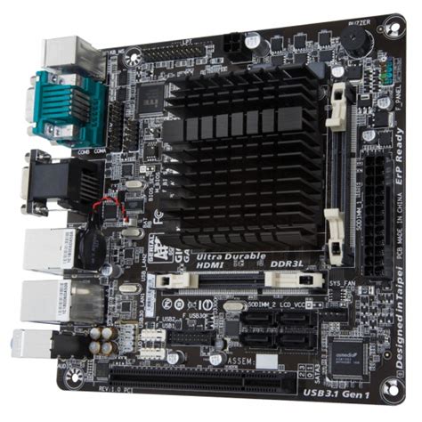 Gigabyte Bga Intel Celeron J Mini Itx Ddr L Motherboard