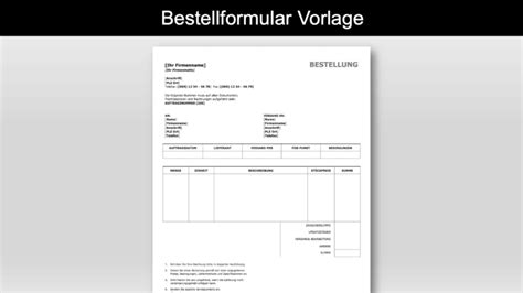 Auftragsbestätigung Vorlagen kostenlos für Word Excel