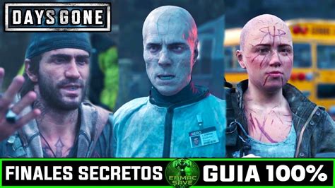 Days Gone Supervivencia Finales Secretos Youtube