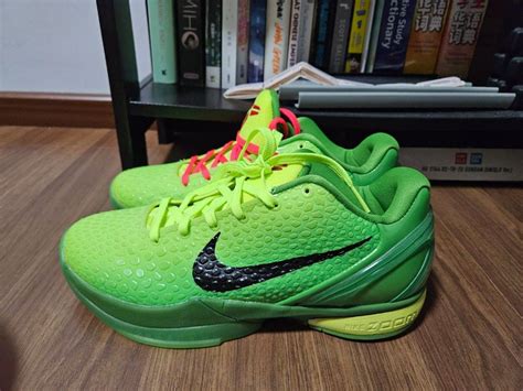 Kobe 6 Grinch, Luxury, Sneakers & Footwear on Carousell