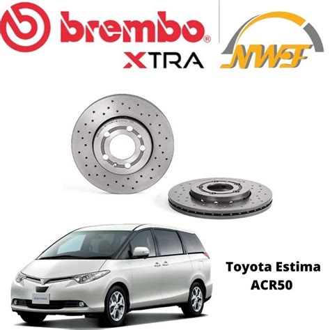 Xtra Brembo Disc Rotor Front Toyota Estima Acr Vellfire Camry