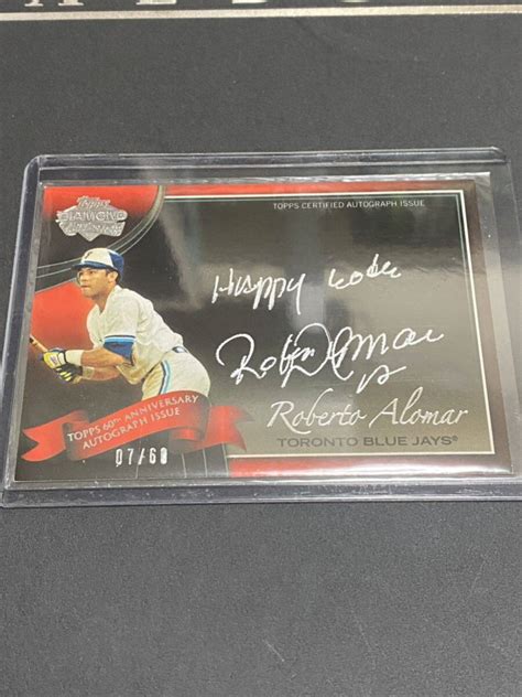 目立った傷や汚れなし2011 Topps Diamond ANNIVERSARY ROBERTO ALOMAR autograph