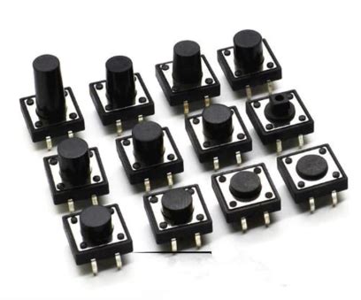 TC12 G PULSADOR TACT SWITCH 12 0 Base 12x12mm B P Electrónica