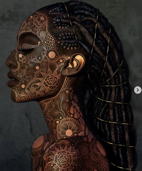 Thick East African Girl Black Women Art