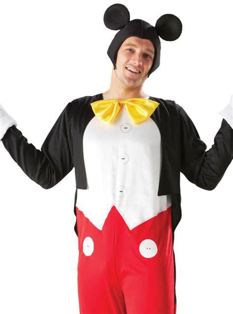 Mickey Mouse Costume Jumpsuit Mens Disney Mickey Mouse Costume