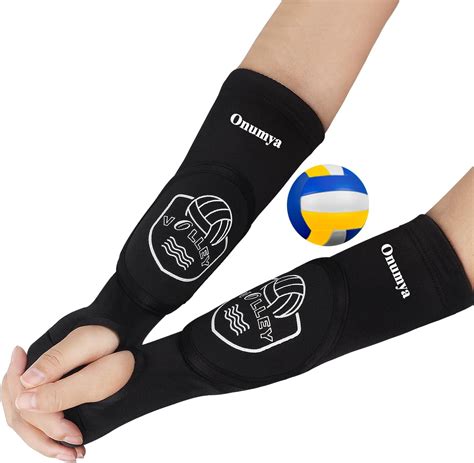 Amazon Onumya Volleyball Arm Sleeves Passing Forearm Sleeves With