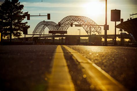 Hernando De Soto Bridge In Memphis Tn Stock Photo Download Image Now