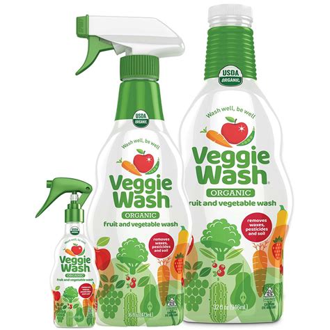 Veggie Wash® ORGANIC Fruit and Vegetable Wash - Veggie Wash