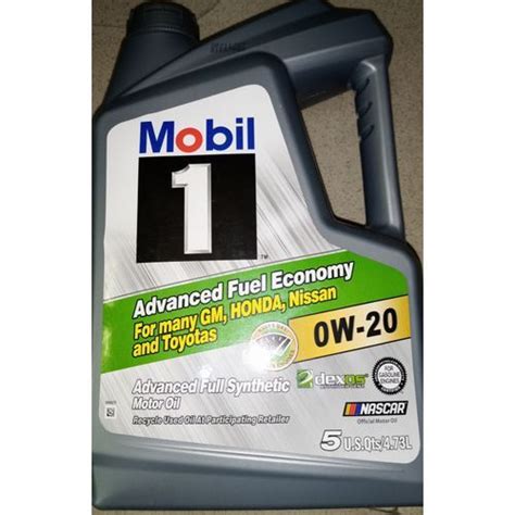 Mobil 1 Auto Car Full Synthetic Motor Oil 0W - 20- Advanced Full ...