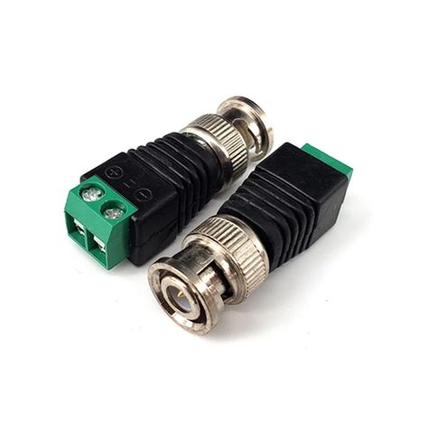 Kit Conector Bnc Macho Borne Parafuso P Camera De Cftv Shopee Brasil