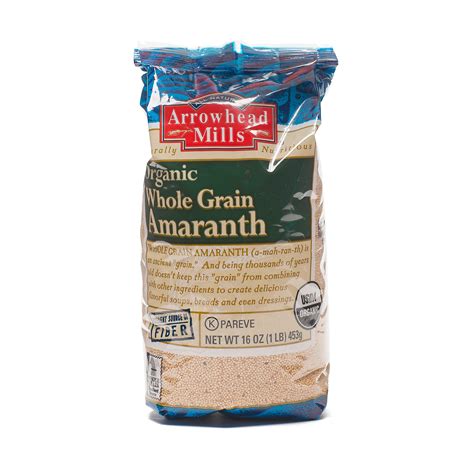 16 Oz Organic Whole Grain Amaranth By Arrowhead Mills Thrive Market