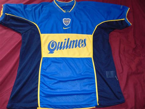 Boca Juniors Home Camiseta De F Tbol Sponsored By Quilmes