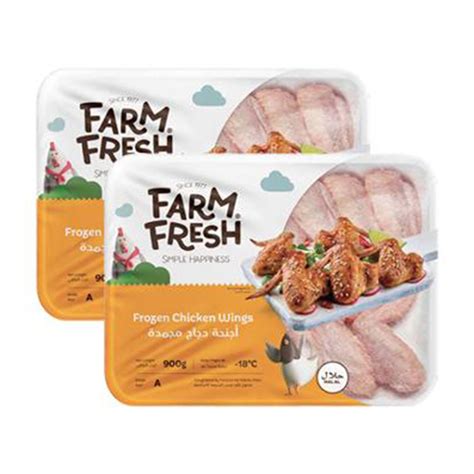 Farm Fresh Frozen Chicken Wings Value Pack 2 X 900 G Online At Best Price Chicken Portions