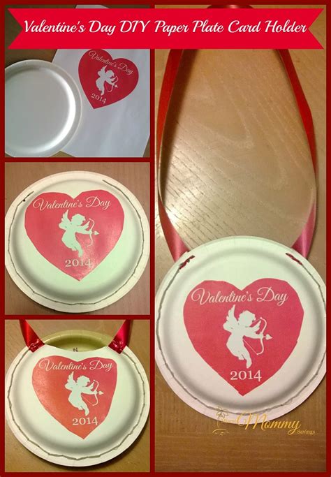 Valentine S Day Diy Paper Plate Card Holder Cleverly Me South