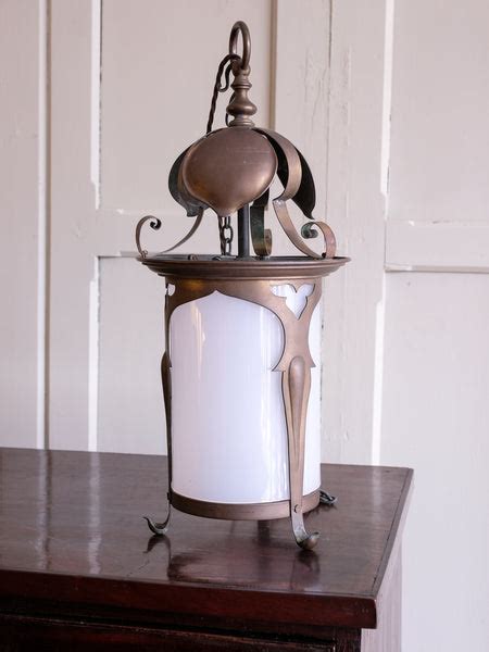 Opaline Glass Lantern Drew Pritchard Ltd