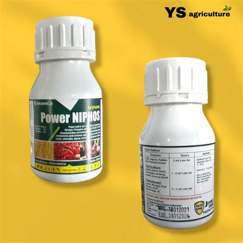 Jual Pupuk Macro Cair Power NIPHOS 250 ML Shopee Indonesia