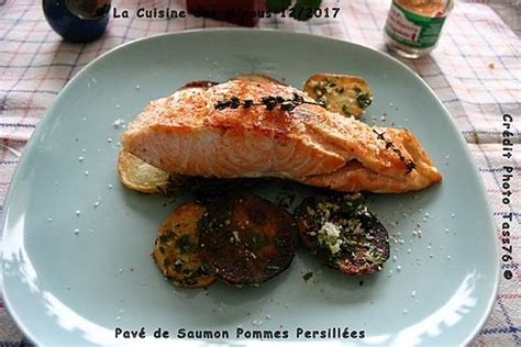 Recette de Pavé de Saumon aux Pommes de terre en Persillade