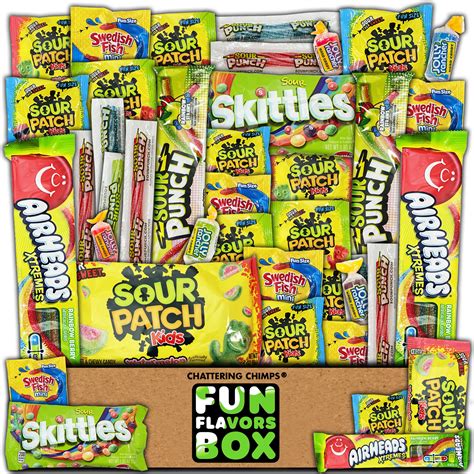 Sweet and Sour Candy Send a Gift Snack Gift Box Kids Snack Box - Etsy