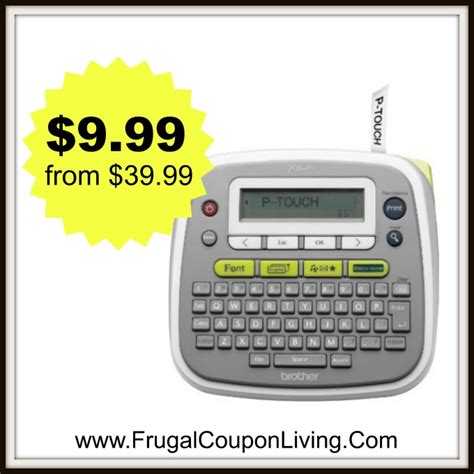 Brother P-Touch Labeler only $9.99 (Reg. $39.99)