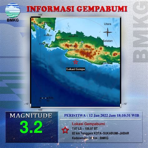 INFO GEMPA HARI INI Baru Saja Terjadi Gempa Bumi Di Sukabumi Jawa