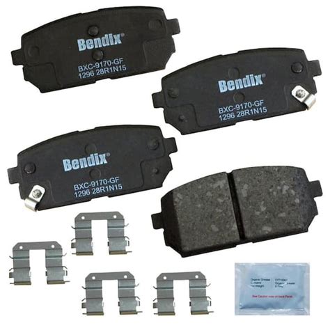 Bendix Premium Copper Free Disc Brake Pad Set 1999 2001 Volvo S80 2 8L