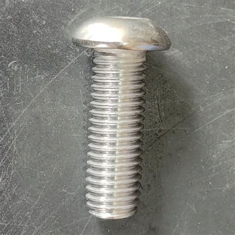 Round Full Thread Stainless Steel Allen Screw Size Inch Length