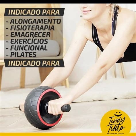 Aparelho Para Abdominal Roda Lombar Exercicios Academia Mercado Livre