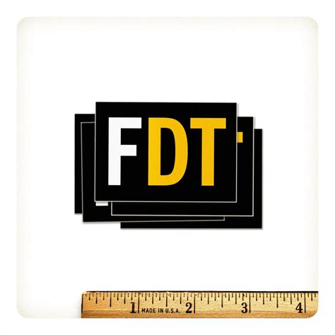 FDT Sticker Subtle Fuck Trump Anti Trump Sticker Set Mini Or Large