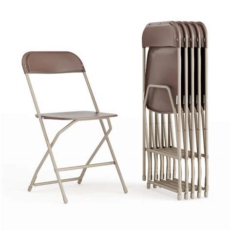 Carnegy Avenue Brown Metal Folding Chairs Cga Le 487295 Br Hd The