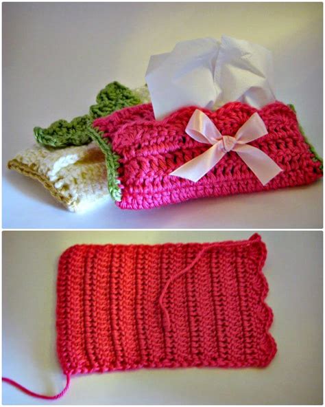 21 Crochet Tissue Box Cover Patterns