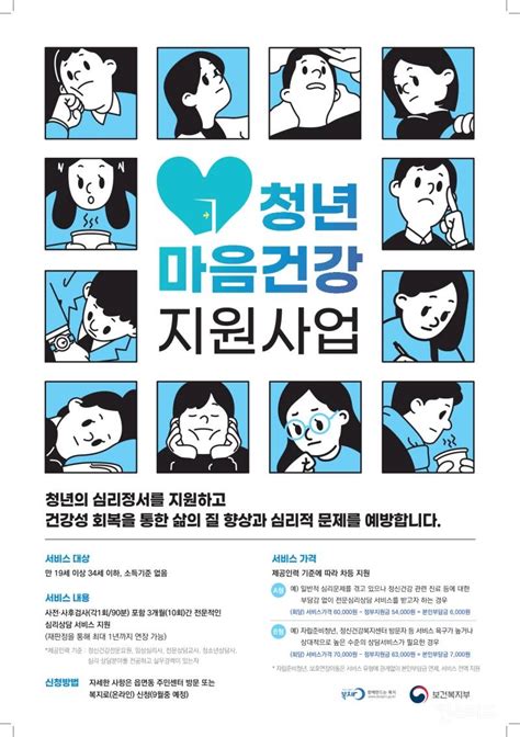 보건복지부에서 실시하는 청년 마음 건강 지원사업 정보 공유 합니다 인스티즈instiz 이슈 카테고리