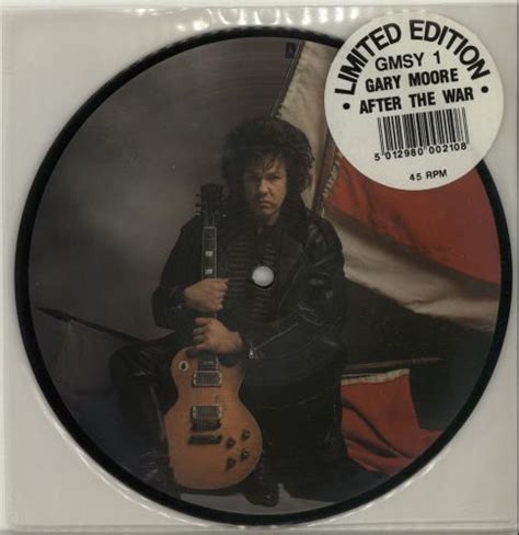 Gary Moore After The War UK 7 Vinyl Picture Disc 7 Inch Picture Disc