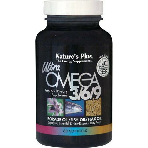 Nature s Plus Ultra Omega 3 6 9 60 μαλακές κάψουλες