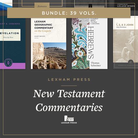 Lexham Press New Testament Commentaries Bundle 40 Vols Verbum